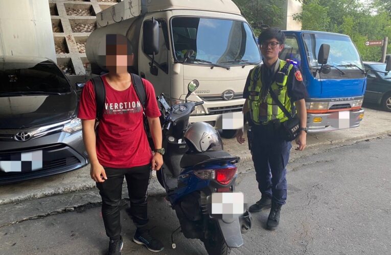 機車「消失」？役男急尋車差點無法回家中秋烤肉，台中警10分鐘尋回