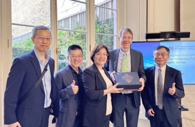 王惠美縣長率團出訪英國　與國際頂尖專家交流生物醫學大數據及癌症防治策略