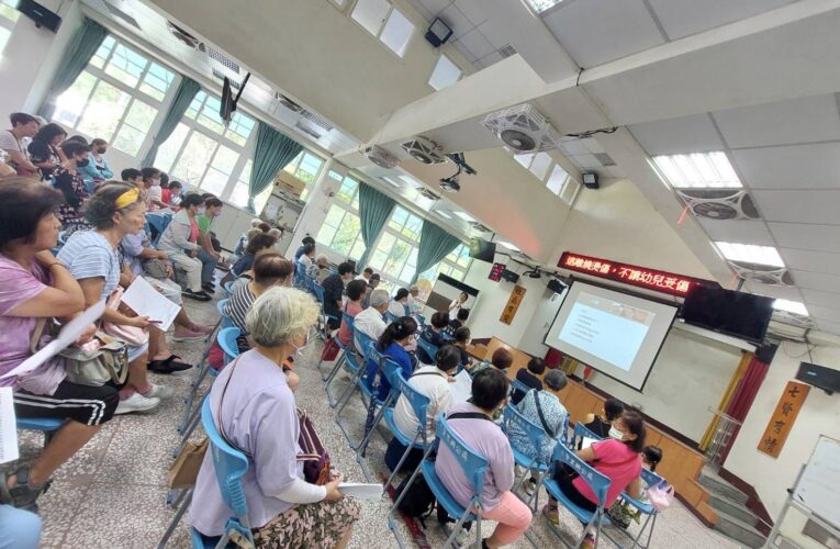基隆市衛生局深入社區防制幼兒燒燙傷