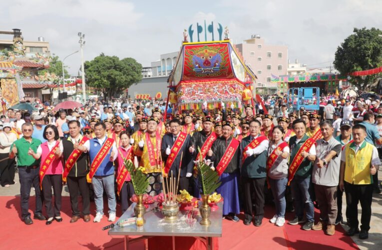 喜樹代天府三府千歲祭典　王船出廠為臺南400年添風采