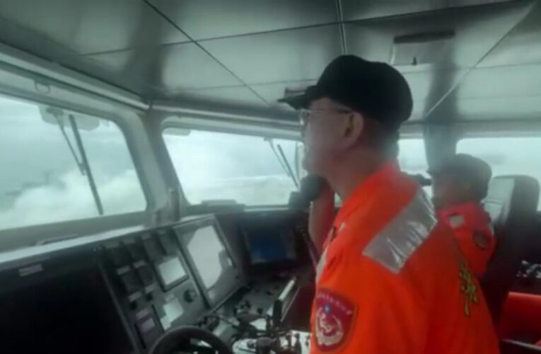 海巡不畏狂濤巨浪力抗陸海警侵擾 堅定國家主權捍衛