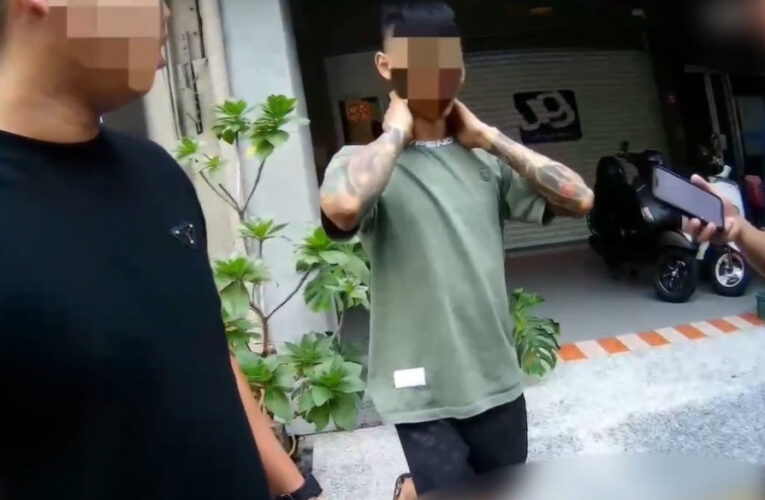 新興警盤查違停變追逐戰   一查居然是4案通緝犯