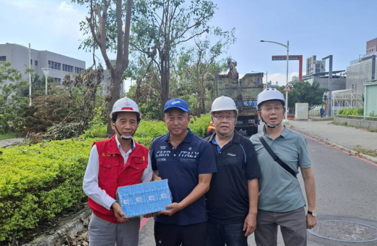 高市地政局及工程廠商攜手合作 鐵路地下化園道災後環境整復
