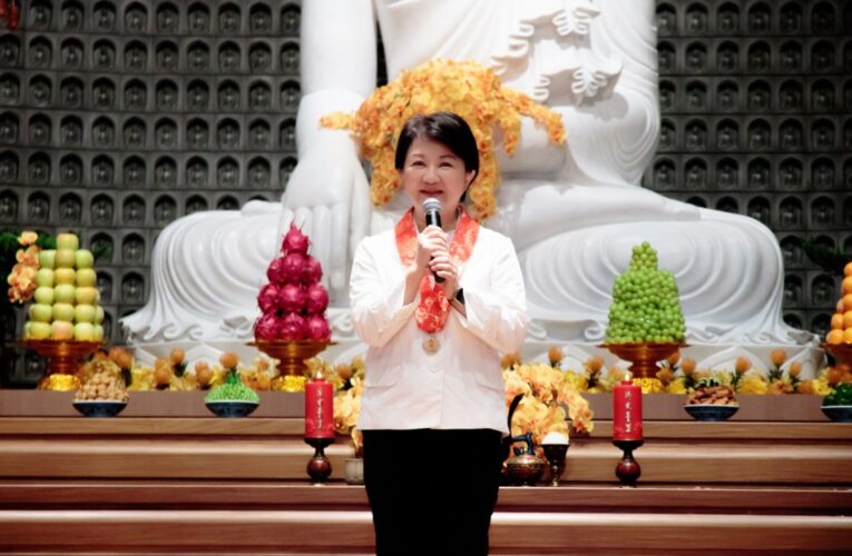 逾3000代表見證佛光山新惠中寺落成　盧市長感謝：推動台中「善的力量」