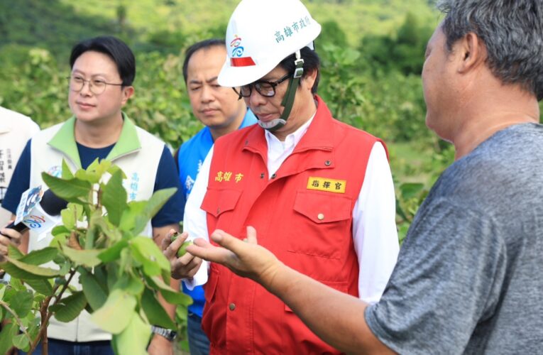 心繫山陀兒颱風災後復原情形  陳其邁感謝全民團結互助力拚修復