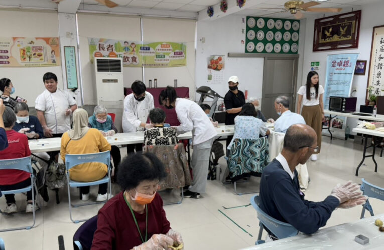 中信科大×敏惠醫專齊推展善化溪美社區長者健康飲食 迎活躍人生