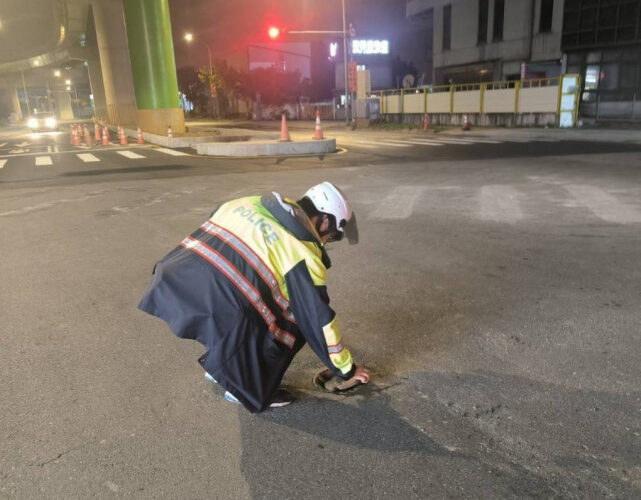 蘆竹警路見不平 「加蓋」相助