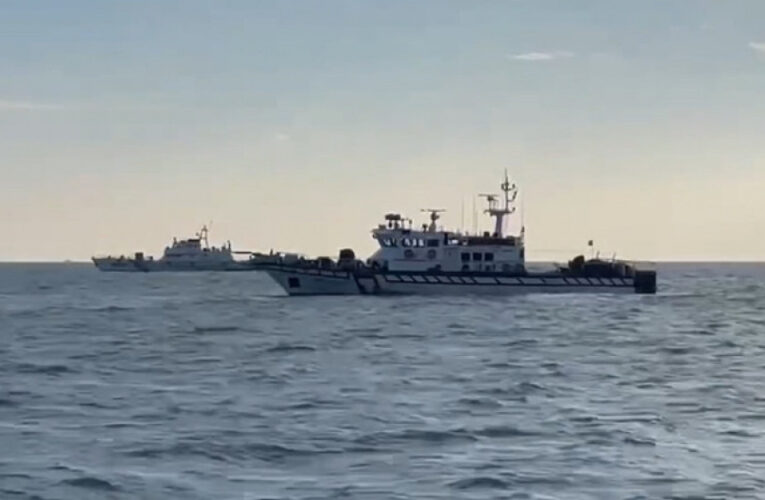 陸海警船再擾金門海域 海巡署派艇對應強勢驅離