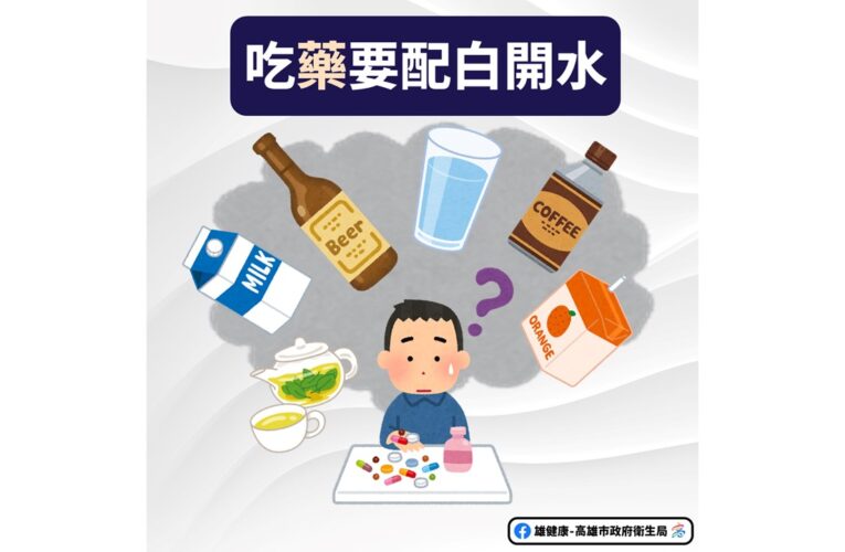 「吃藥配白開水」是最佳的選擇