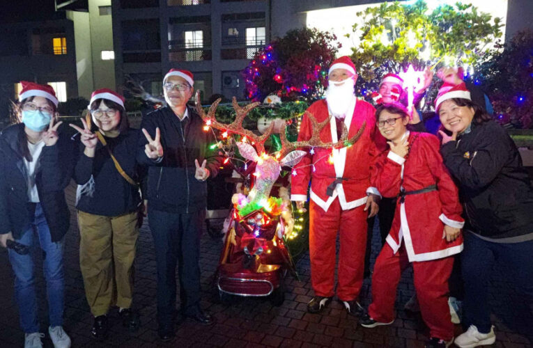 白河榮家迎聖誕 祈福點燈平安 耶 耶 YA