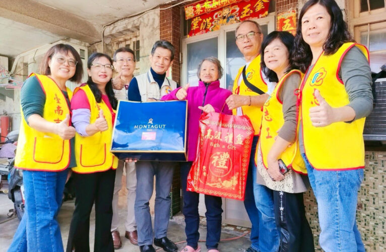 南市榮服榮欣志工寒冬送暖 助弱勢遺眷清理居環過好年