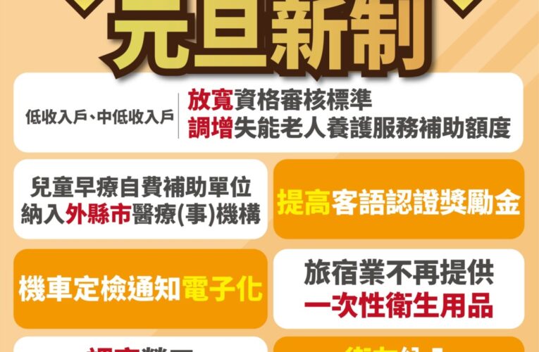 邁向2025年　高雄市政府各項新制上路
