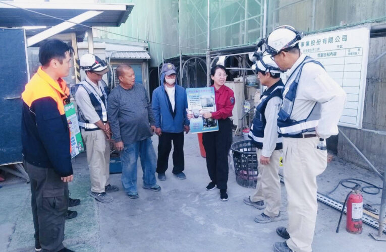 消防員深入虎穴！岡山分隊突檢建案工地 揪出防火隱憂