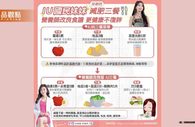 國民妹妹IU的短期減肥法
