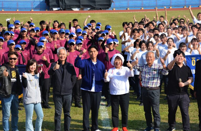 台日兩校跨國聯演　嘉義市長探班送暖