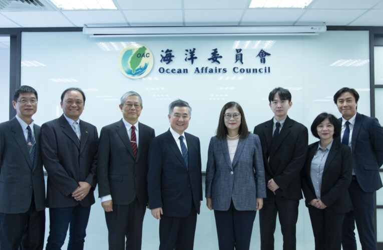 韓國駐台代表李殷鎬專程會海委會  主委管碧玲：深化台韓海洋合作 共同推動海洋永續發展