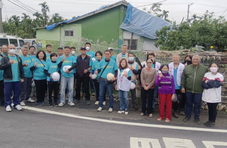 屏東榮服處×衡山行善團屏東團攜手助低收獨居遺眷修繕房屋