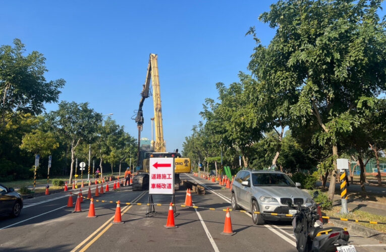 臺南市政府與內政部國土管理署積極進行「仁德污水下水道系統第二期工程」建設