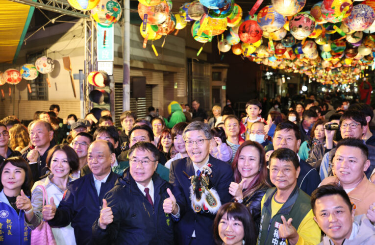 第十三屆普濟燈會閃耀登場　黃偉哲邀請共賞光影魅力