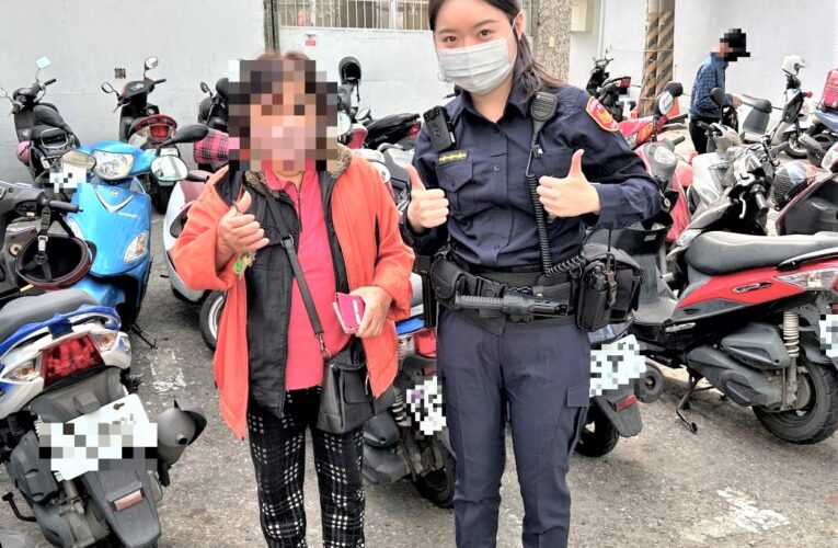 找不著愛車　南門警積極協助婦人尋回