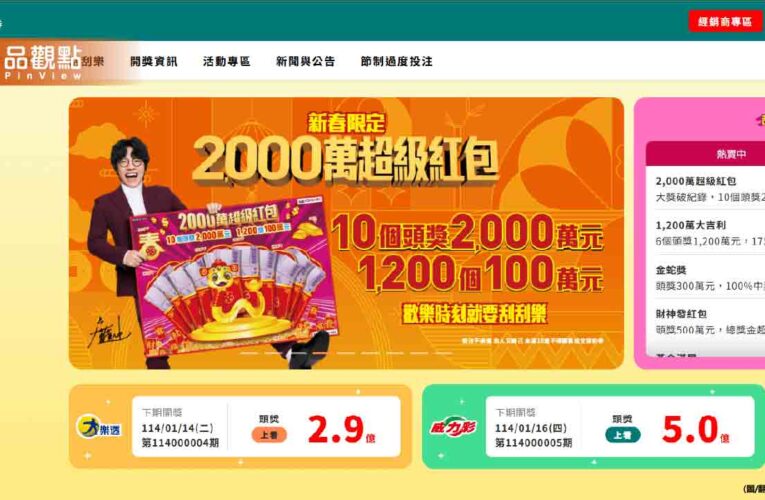 威力彩又摃龜！下期頭獎上看5億 想翻身「把握週四」