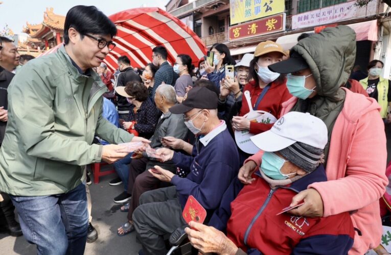 走訪大樹、大社、燕巢參香祈福 高市長陳其邁祈求國泰民安、市政昌隆