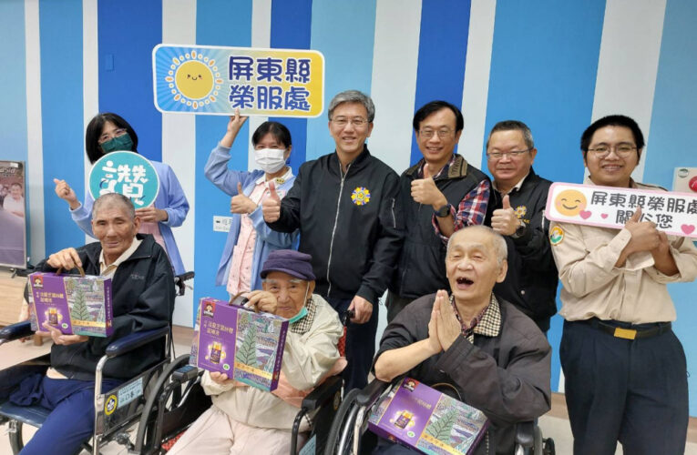 屏東榮服處春節前探視住院榮民 傳遞關懷與祝福