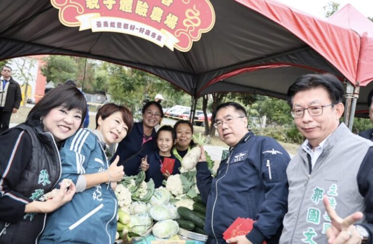 臺南甜點節今明兩天總圖旁熱鬧登場