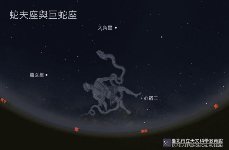 迎蛇年！　星空祥蛇齊現身