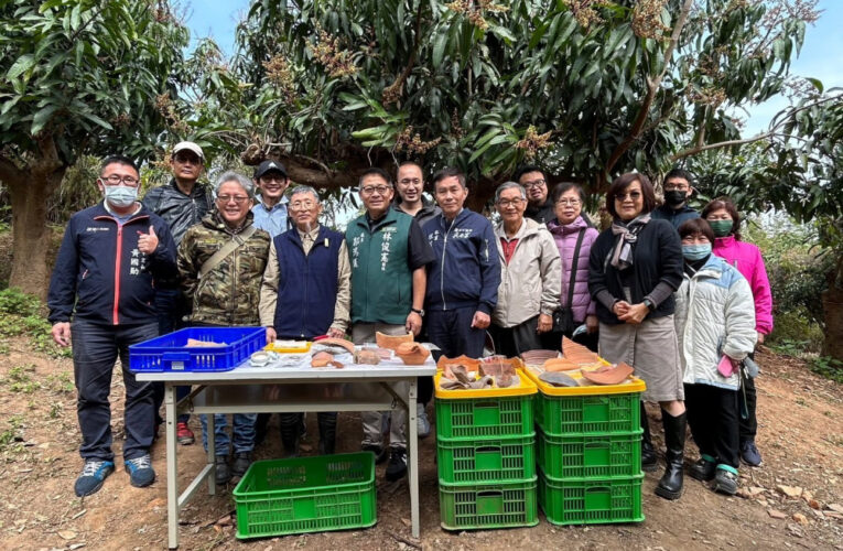 清代關廟保東糖漏窯遺址出土，立委林俊憲爭取經費保存重要文化遺跡