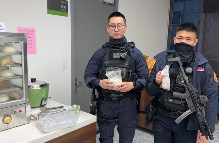 桃警快打警力勤務處所設置迷你超商　員警執勤不畏寒流吹襲