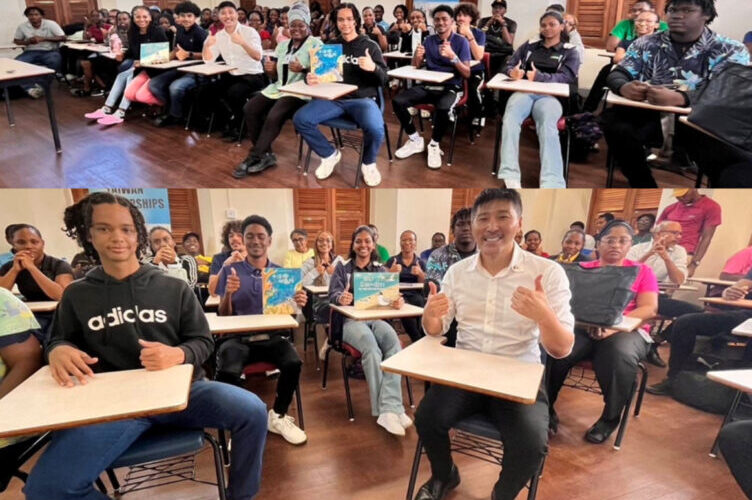 臺灣×聖露西亞深化交流 海洋保育繪本、2025桌曆搭文化與教育橋樑