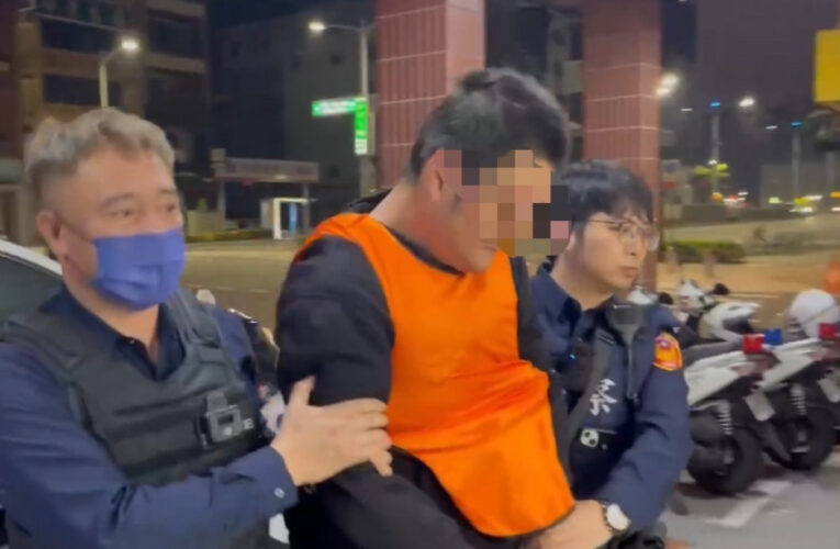 男子涉4案遭通緝盤查拒檢   新興警壓制逮捕送辦