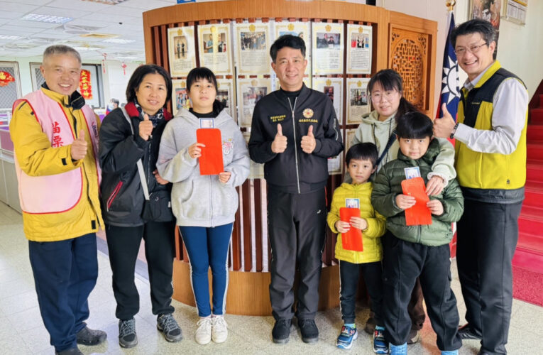 苗栗榮服處感謝欣中天然氣關懷榮民眷照顧向學子女