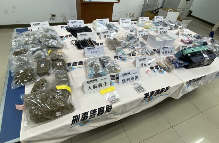 破獲竹○幫○堂以情侶為首5人跨縣市毒品運輸集團