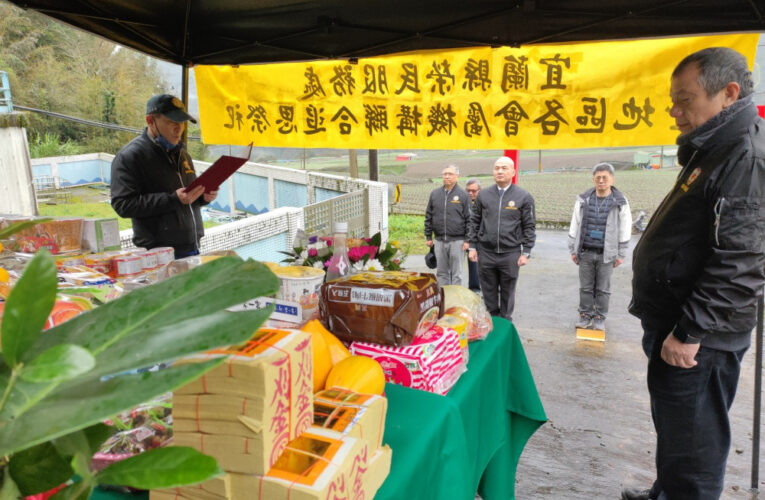 宜蘭榮服處春祭橫貫公路宜蘭支線殉職榮民追思