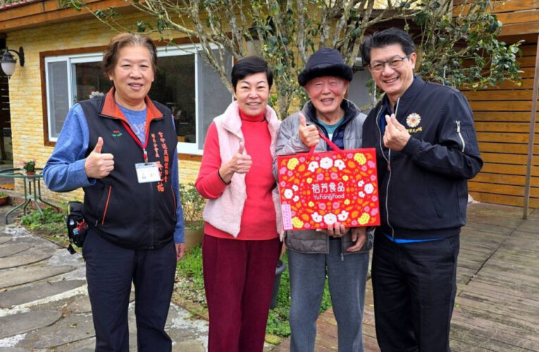 苗栗榮服處春寒乍暖送愛 溫馨慰訪年長榮民眷