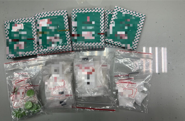 車禍肇事者藏毒遭逮   三民一警方起出K他命等毒品