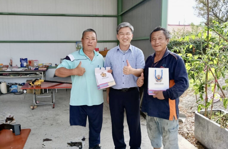 屏東榮服處拜訪信國社區協會新任理事長 共商發展交流