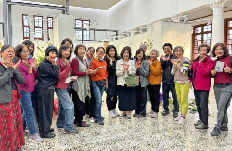 一花一葉見美學世界!　中華插花藝術展竹美館登場沉浸花藝饗宴感受美