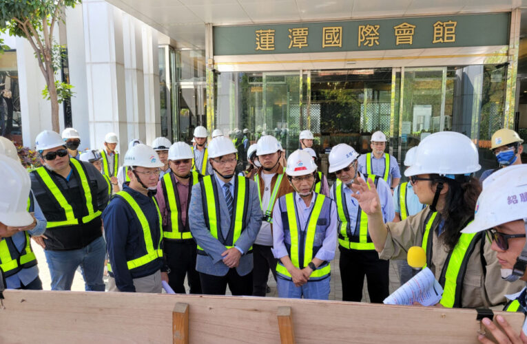 林欽榮副市長邀陽明交大會同視察蓮潭會館整修工程迎接團隊進駐