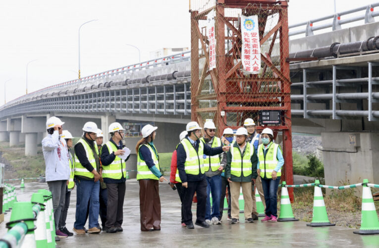 臺南金安獎青葉橋改建工程月底完成 黃偉哲盼解水患之苦並打造安居樂業生活