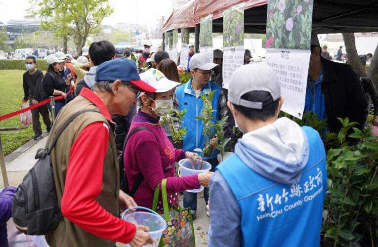 竹縣府響應植樹月　邀民眾3/22新庄子後營區野戰公園領樹苗