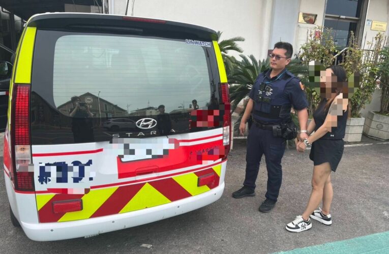 情緒不穩女子擅自駛離救護車 高市左營警發佈攔截圍捕查緝到案