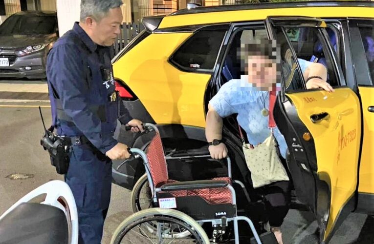 行動不便無法返家　長竹警暖心助女子返家