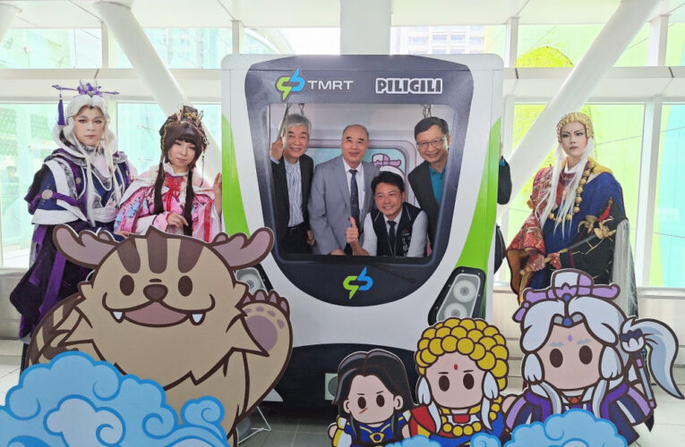 霹靂布袋戲現身臺中捷運！ 主題車站、彩繪車廂登場