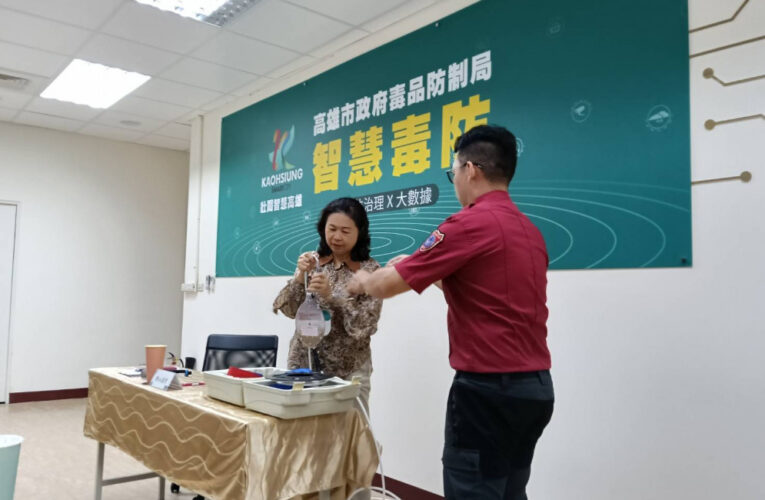 毒防局攜手消防局舉辦消防演練  局長陳盈秀帶頭落實職場安全防災意識