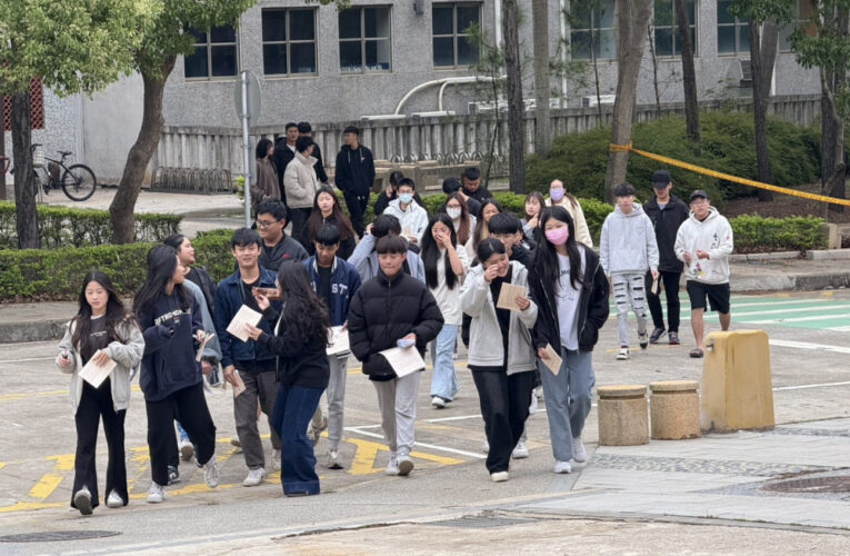 四技二專統測首日 金門考區試務順利