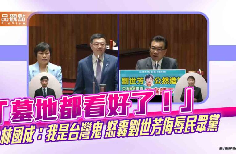 「墓地都看好了！」林國成：我是台灣鬼 怒轟劉世芳侮辱民眾黨