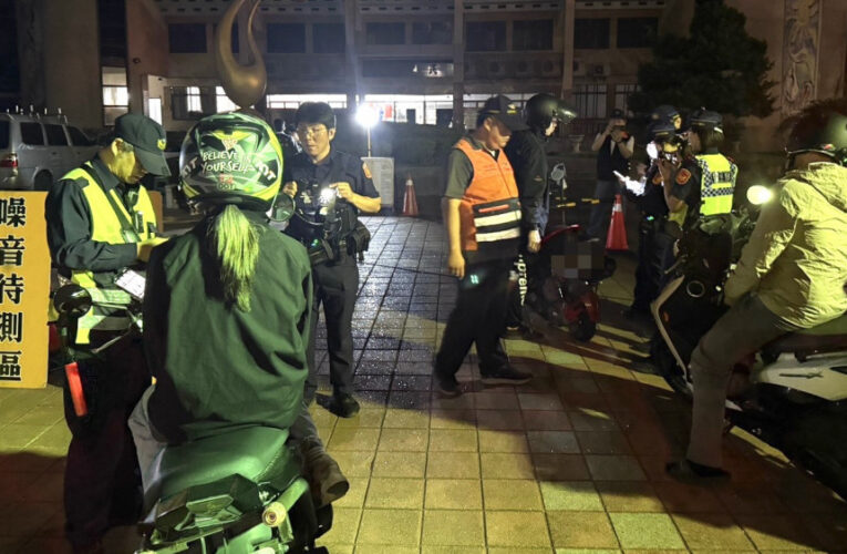 南警還靜於民！監警環聯合西門路稽查強力取締噪音改管車
